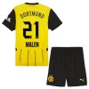 Officiële Voetbalshirt + Korte Broek Borussia Dortmund Malen 21 Thuis 2024-25 - Kids